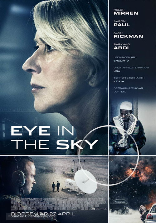 Eye in the Sky - Swedish Movie Poster