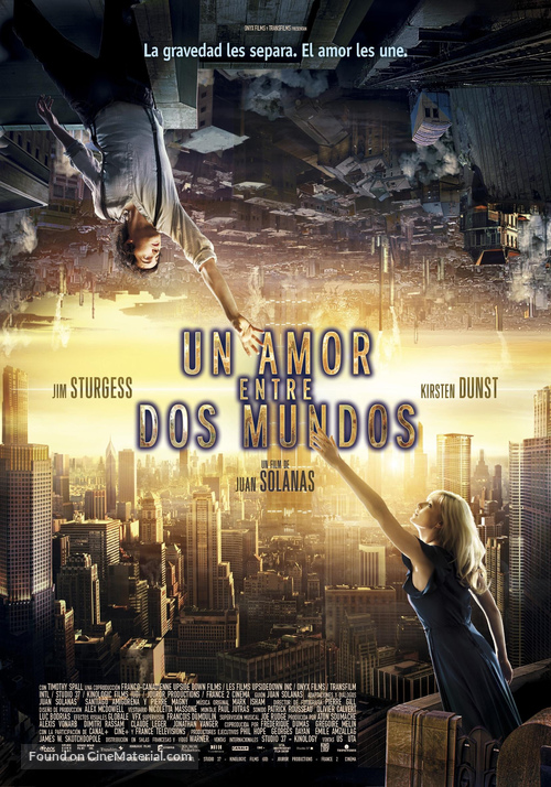 Upside Down - Spanish Movie Poster