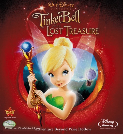 Tinker Bell and the Lost Treasure - Blu-Ray movie cover
