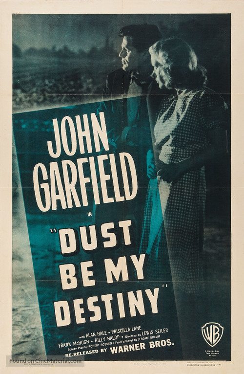 Dust Be My Destiny - Re-release movie poster