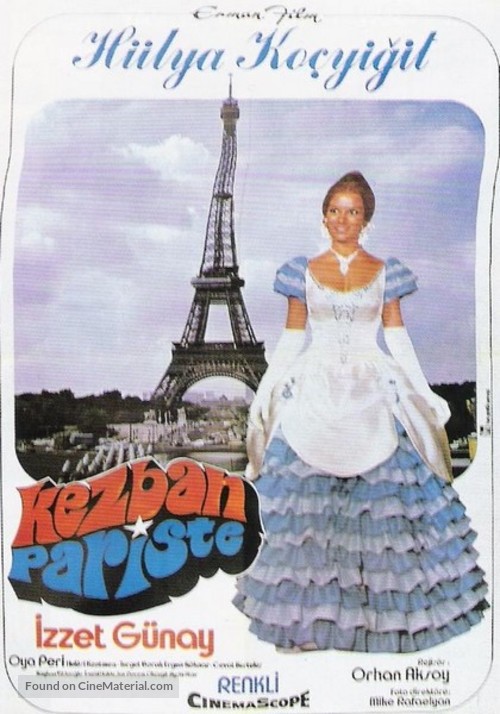 Kezban Paris&#039;te - Turkish Movie Poster