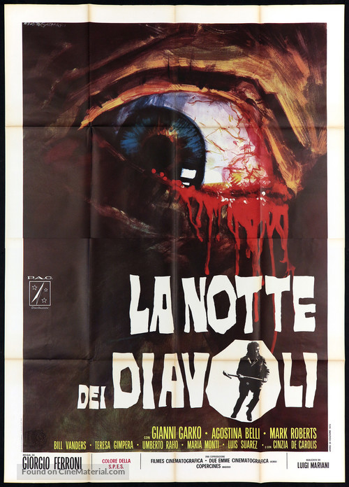 La notte dei diavoli - Italian Movie Poster