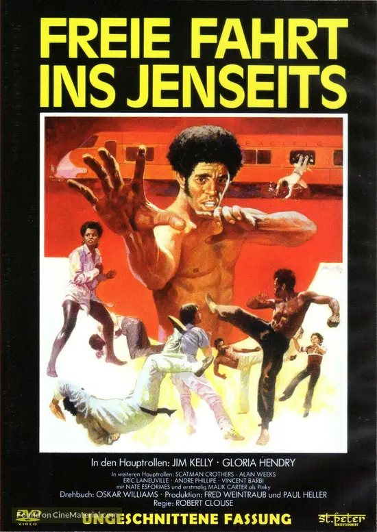 Black Belt Jones 1974 German Dvd Movie Cover