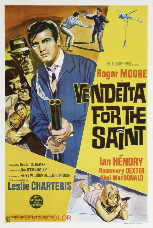 Vendetta for the Saint - Australian Movie Poster