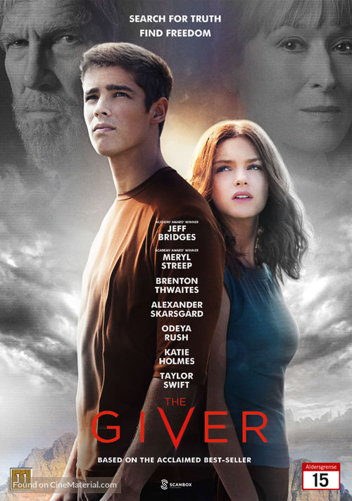 The Giver - Danish DVD movie cover