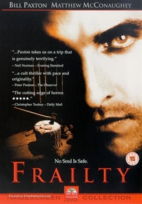 Frailty - British Movie Cover