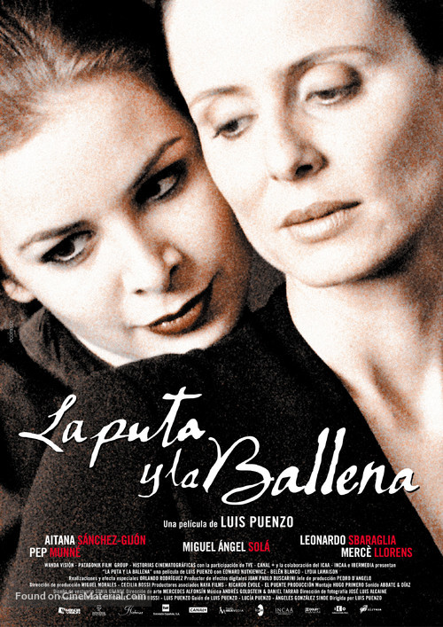 La puta y la ballena - Spanish Movie Poster
