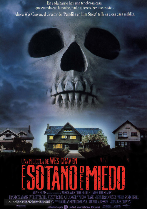 The People Under The Stairs - Spanish Movie Poster