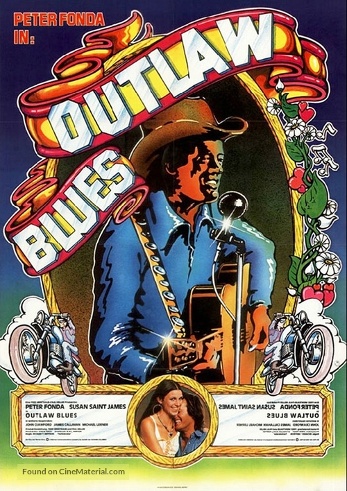 Outlaw Blues - German Movie Poster