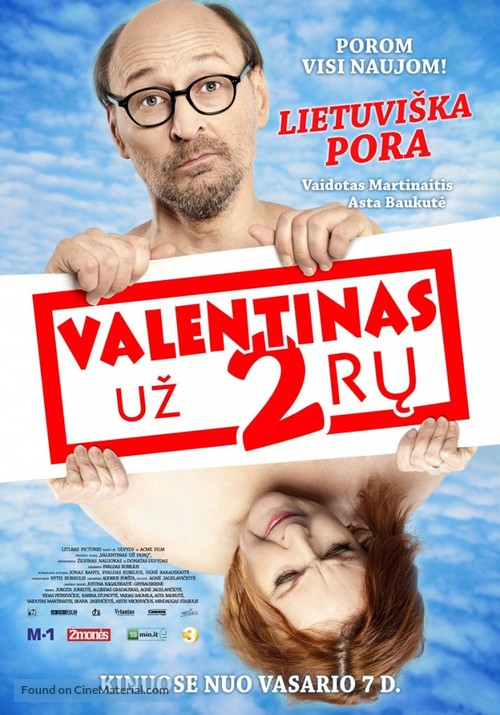 Valentinas uz 2ru - Lithuanian Movie Poster