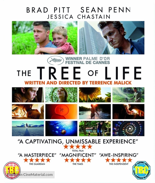 The Tree of Life - British Blu-Ray movie cover