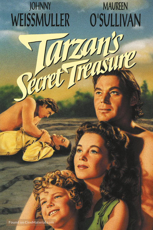 Tarzan&#039;s Secret Treasure - VHS movie cover