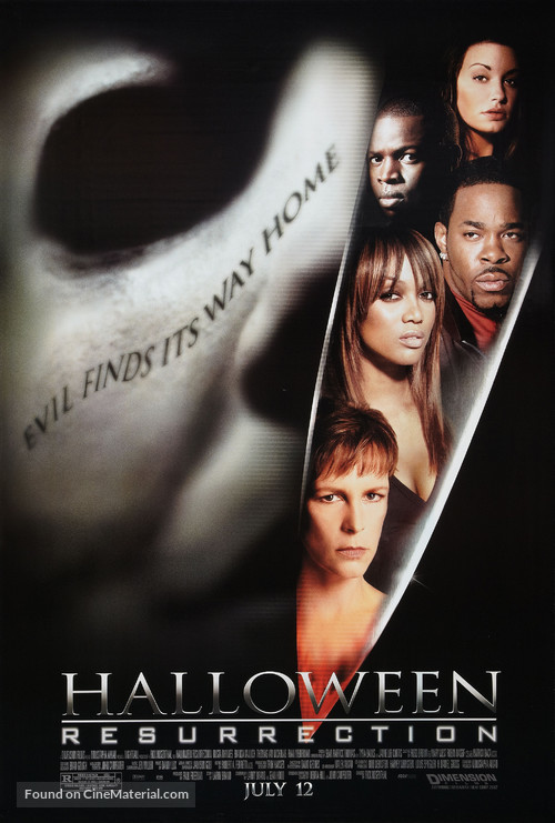 Halloween Resurrection - Advance movie poster