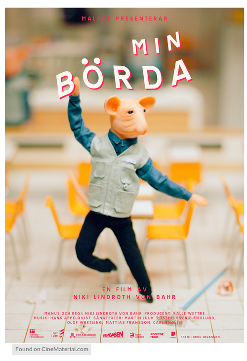 Min b&ouml;rda - Swedish Movie Poster