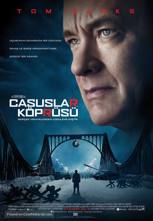 Bridge of Spies - Turkish Movie Poster