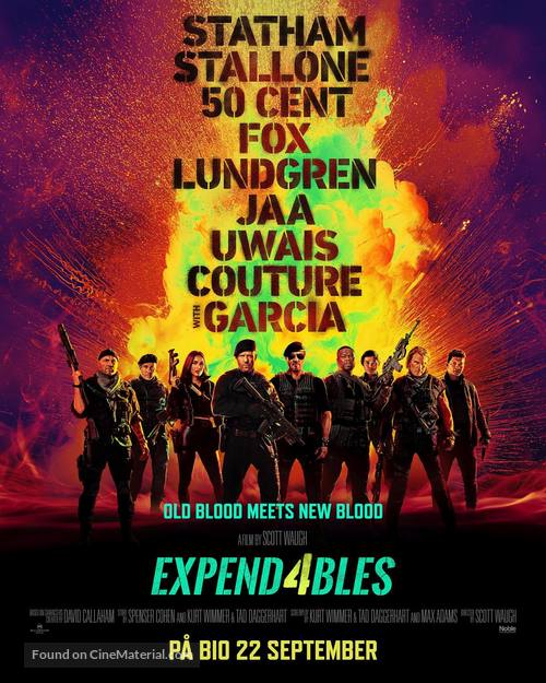 Expend4bles - Swedish Movie Poster