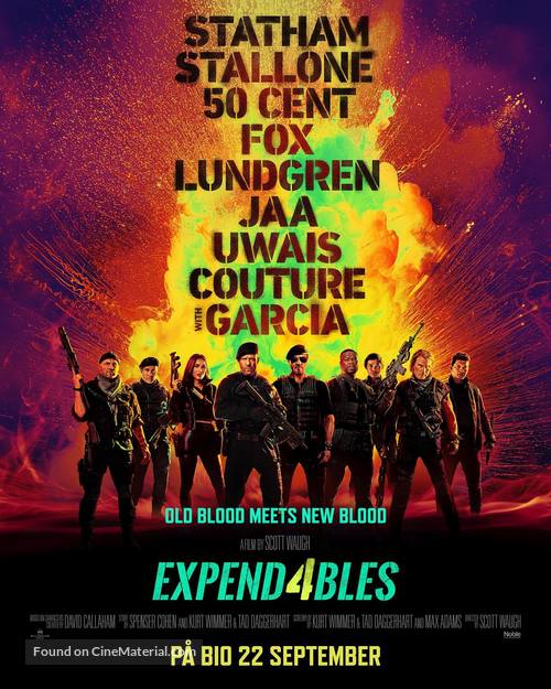 Expend4bles - Swedish Movie Poster