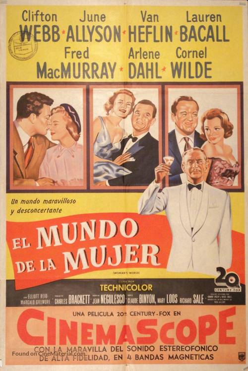 Woman&#039;s World - Argentinian Movie Poster