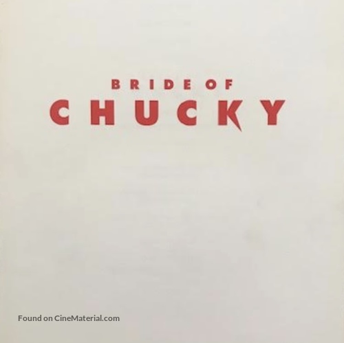 Bride of Chucky - Logo