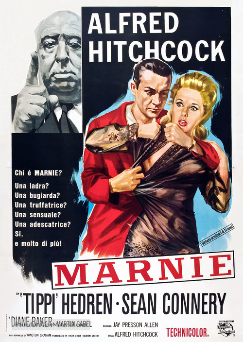Marnie - Italian Theatrical movie poster
