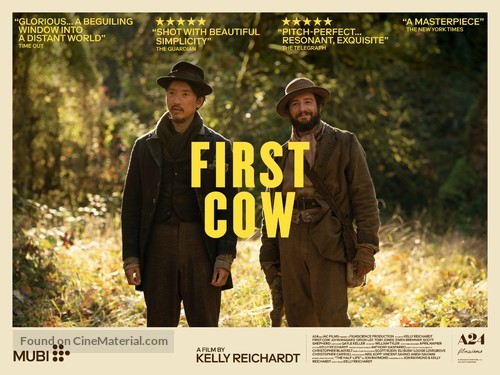 First Cow - British Movie Poster