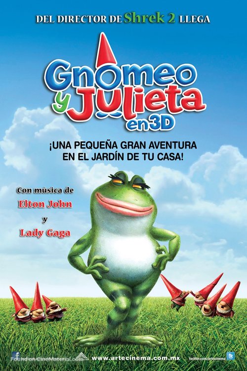 Gnomeo &amp; Juliet - Mexican Movie Poster
