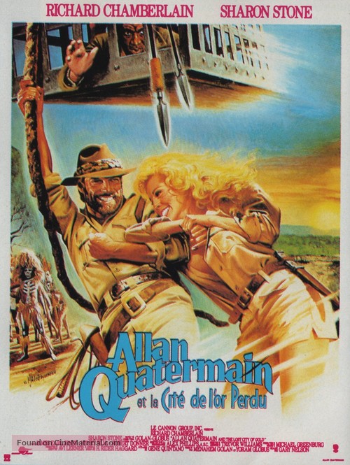 Allan Quatermain and the Lost City of Gold - French Movie Poster