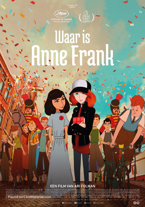 Where Is Anne Frank - Belgian Movie Poster