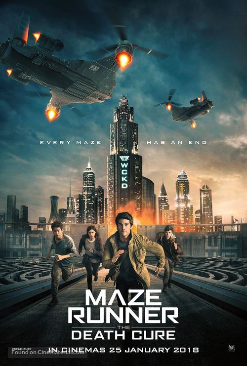 Maze Runner: The Death Cure - Malaysian Movie Poster