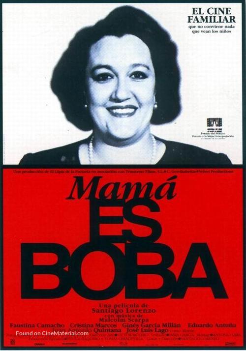 Mam&aacute; es boba - Spanish Movie Poster