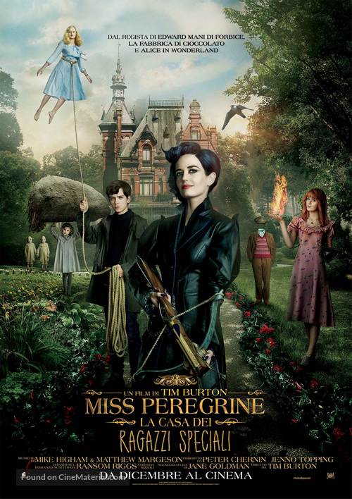 Miss Peregrine&#039;s Home for Peculiar Children - Italian Movie Poster