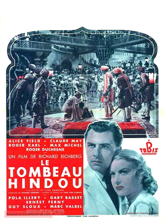 Le tombeau hindou - French Movie Poster