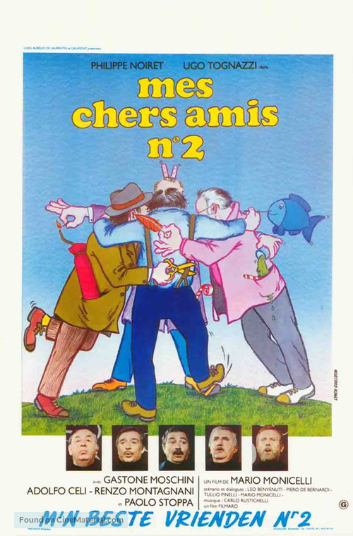 Amici miei atto II - Belgian Movie Poster
