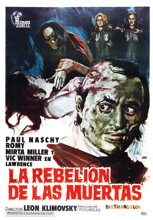 La rebeli&oacute;n de las muertas - Spanish Movie Poster