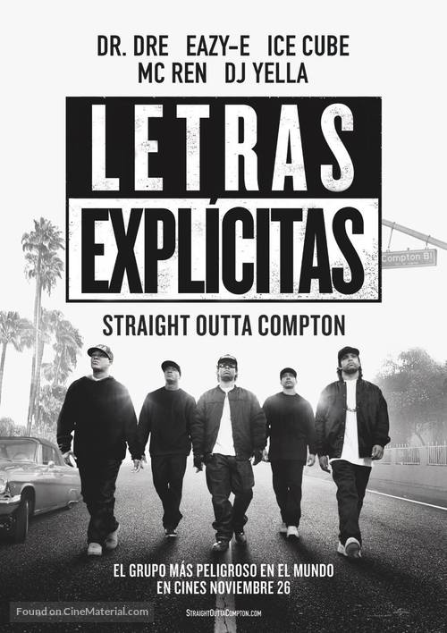 Straight Outta Compton - Argentinian Movie Poster