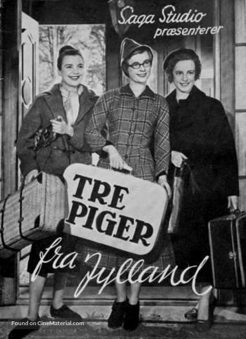 Tre piger fra Jylland - Danish Movie Poster