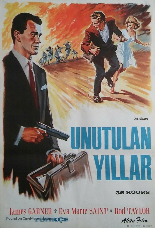 36 Hours - Turkish Movie Poster