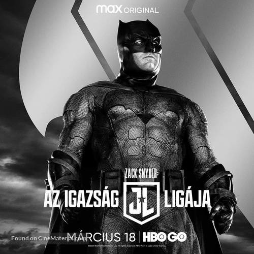 Zack Snyder&#039;s Justice League - Hungarian Movie Poster