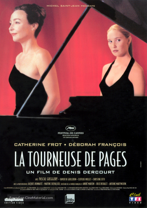 La tourneuse de pages - French Movie Cover