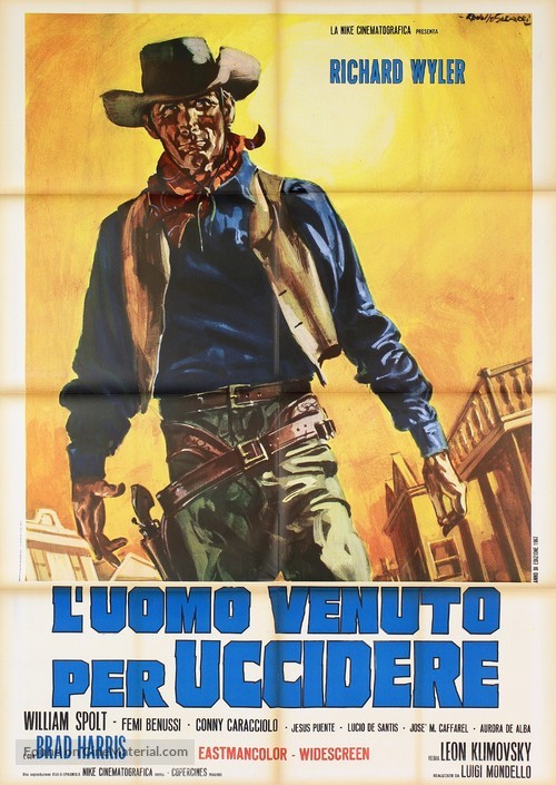 Hombre vino a matar, Un - Italian Movie Poster