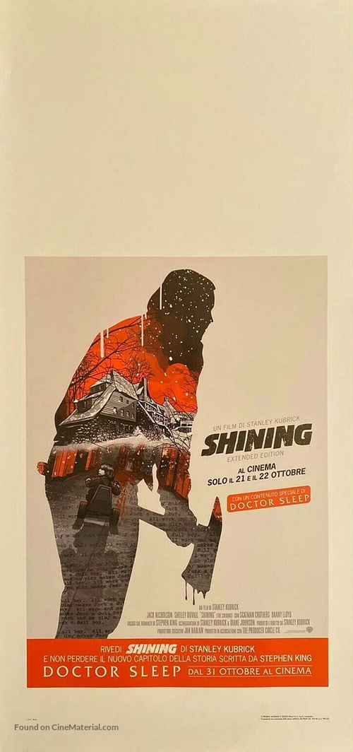 The Shining - Italian Re-release movie poster