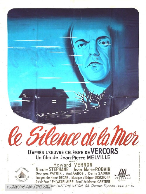 Le silence de la mer - French Movie Poster