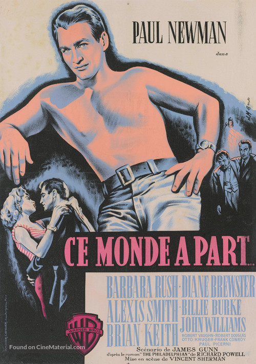 The Young Philadelphians - French Movie Poster