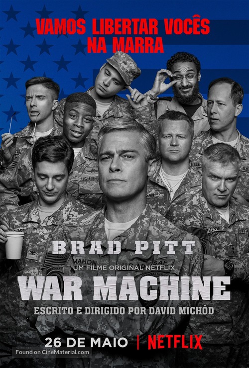 War Machine - Brazilian Movie Poster