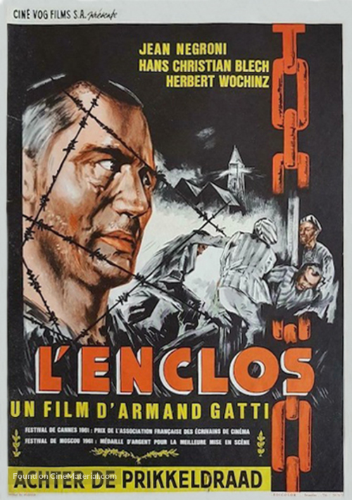 L&#039;enclos - Belgian Movie Poster