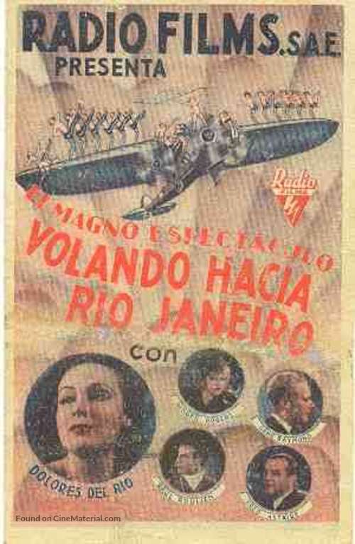 Flying Down to Rio - Spanish Movie Poster