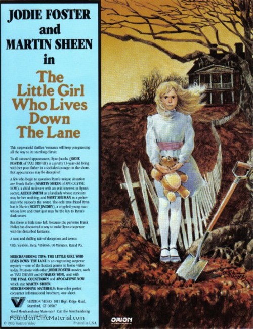 The Little Girl Who Lives Down the Lane - Movie Cover