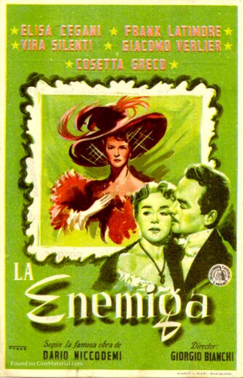 Nemica, La - Spanish Movie Poster