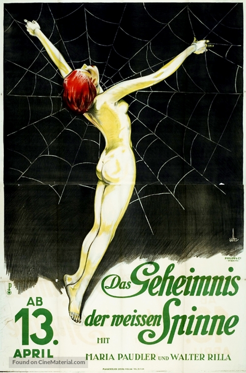 Die wei&szlig;e Spinne - Austrian Movie Poster