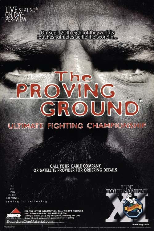 UFC 11: The Proving Ground - Movie Poster